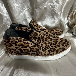 Dr Scholls Leopard Print Slip-On Shoes- Women's 8